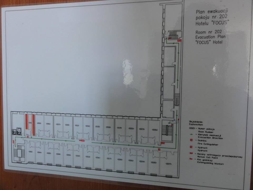 Pokój / Zimmer Hotel Focus Łódź