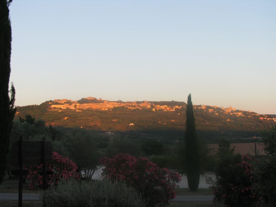 Blick auf Massa Marittima Tenuta Il Cicalino