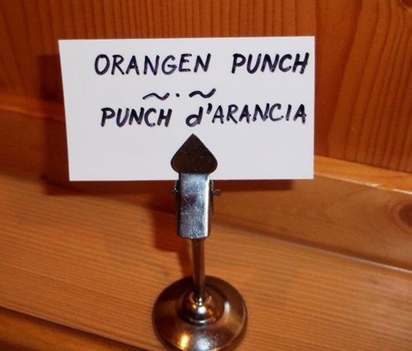 Nachspeisenbüffet - Orangen Punch Alphotel Tyrol