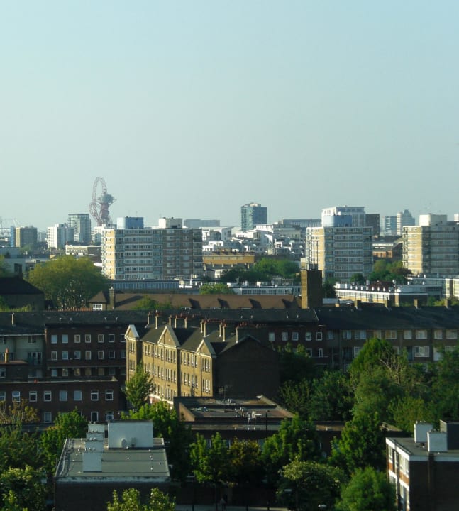 Ausblick vom Zimmer auf Orbit London Marriott Hotel Canary Wharf