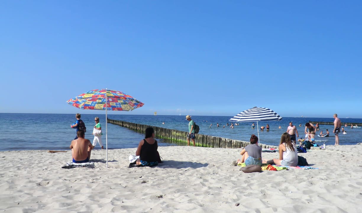 Kurstrand im Ostseebad Nienhagen Ferienanlage Altes Forsthaus