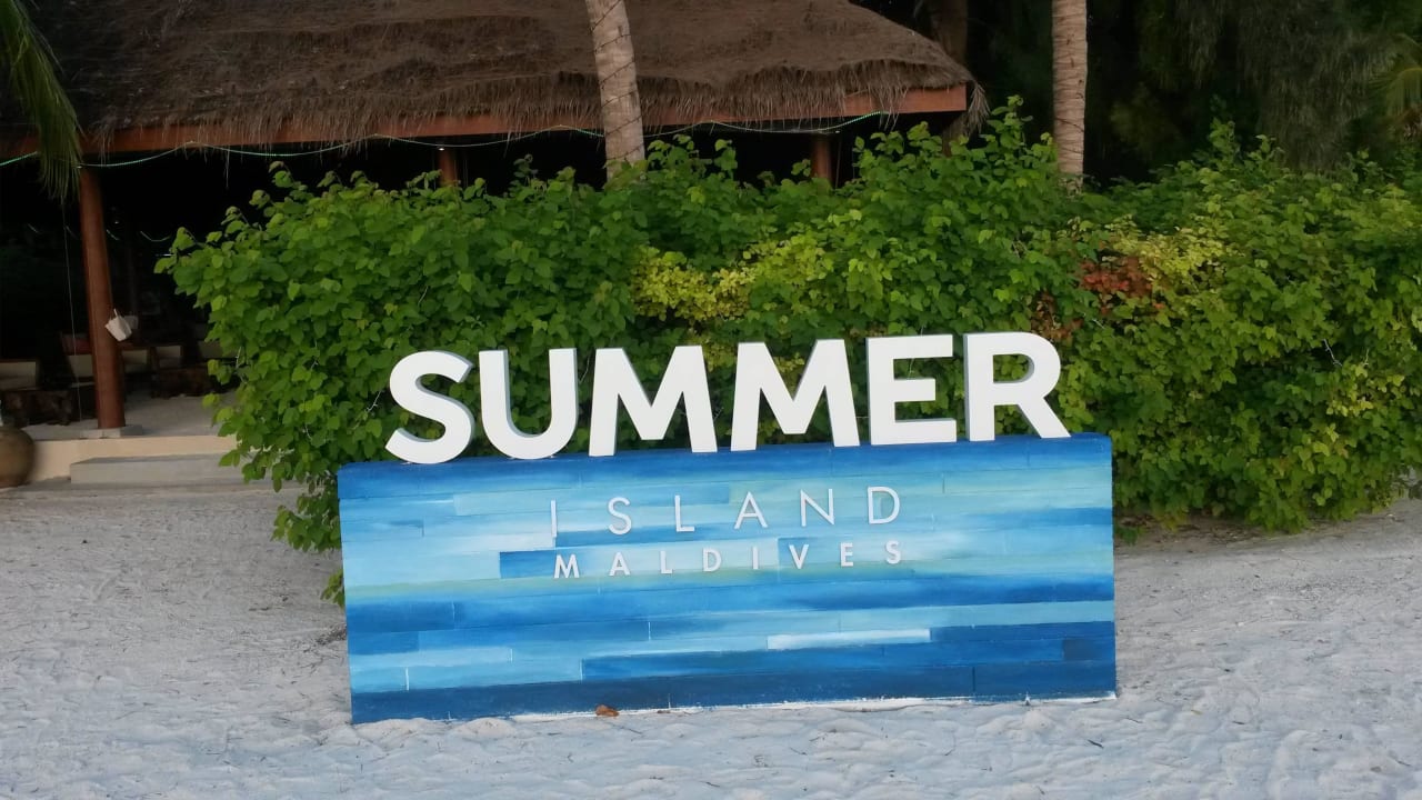 Empfangs Bereich Summer Island Maldives