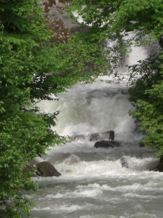 Die Klamm (Gletscherwasser) Märzenklamm - Hotel. Gasthof