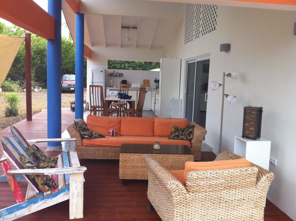 Terrasse des Hauses Don Genaro Apartments