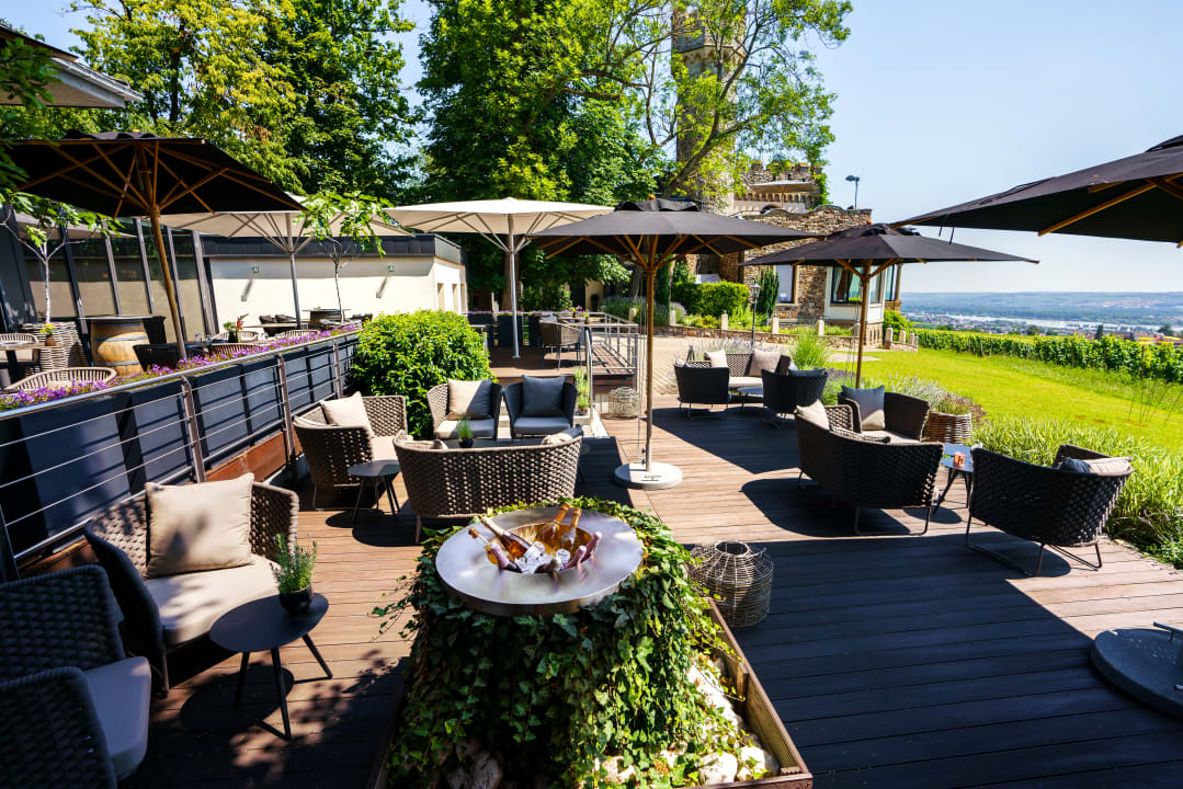 Gartenanlage Relais & Châteaux Hotel Burg Schwarzenstein