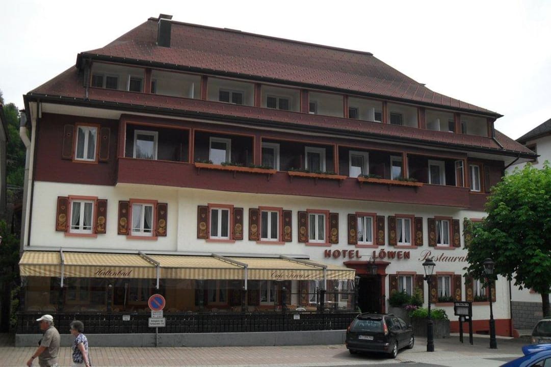 Blick von der Straße Hotel Löwen