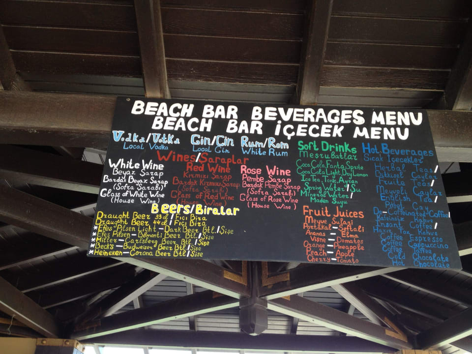 Strandbar Getränke Sirene Belek Hotel