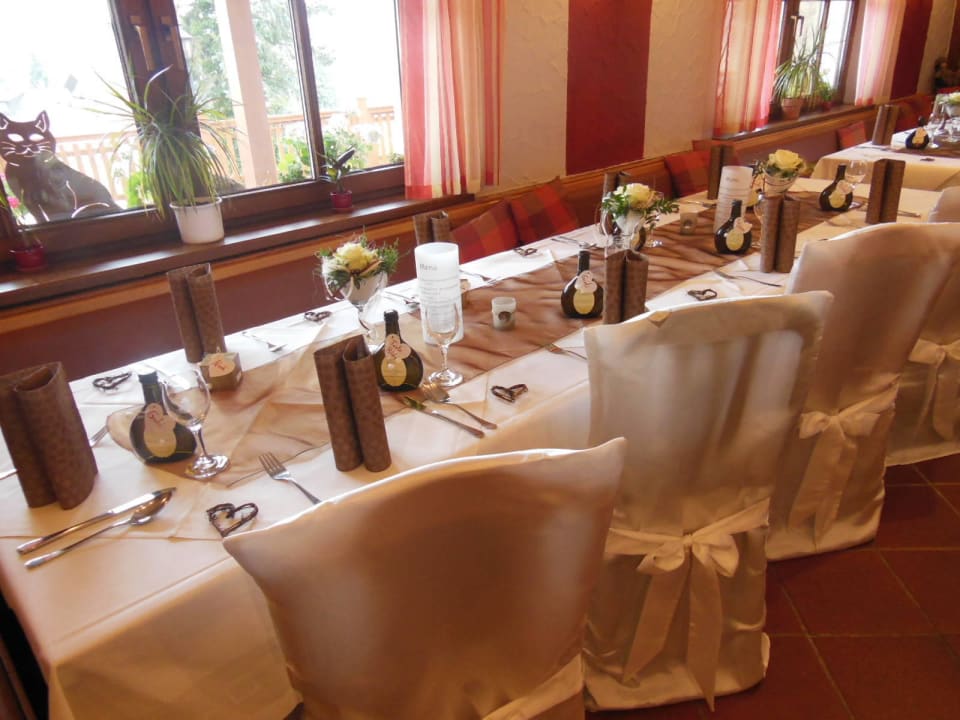 Festliche Tafel Gasthof Schönblick