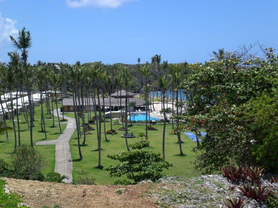 Blick von Seacliff auf The Cove Hotel Caliente Caribe Resort & Spa