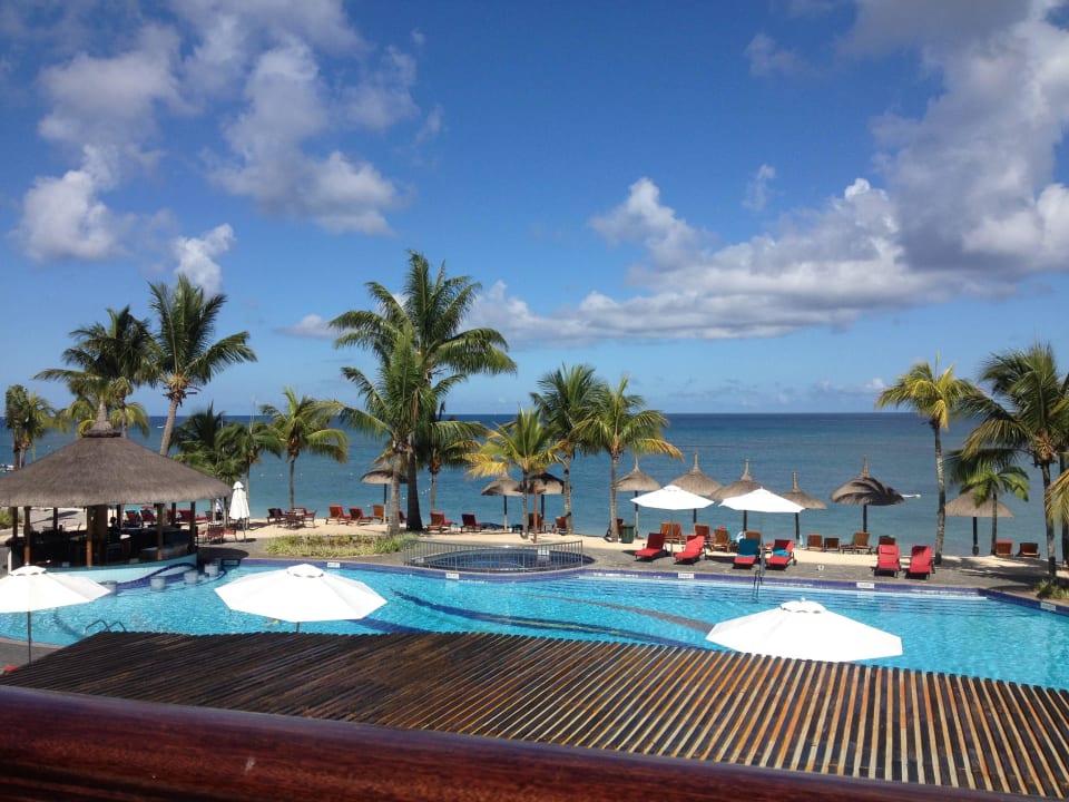 Blick von der Restaurant-Terrasse Le Meridien Ile Maurice