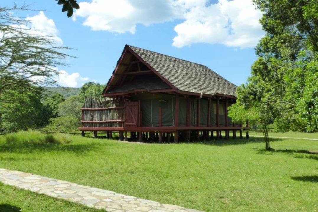 Zelt von außen Royal Mara Safari Lodge