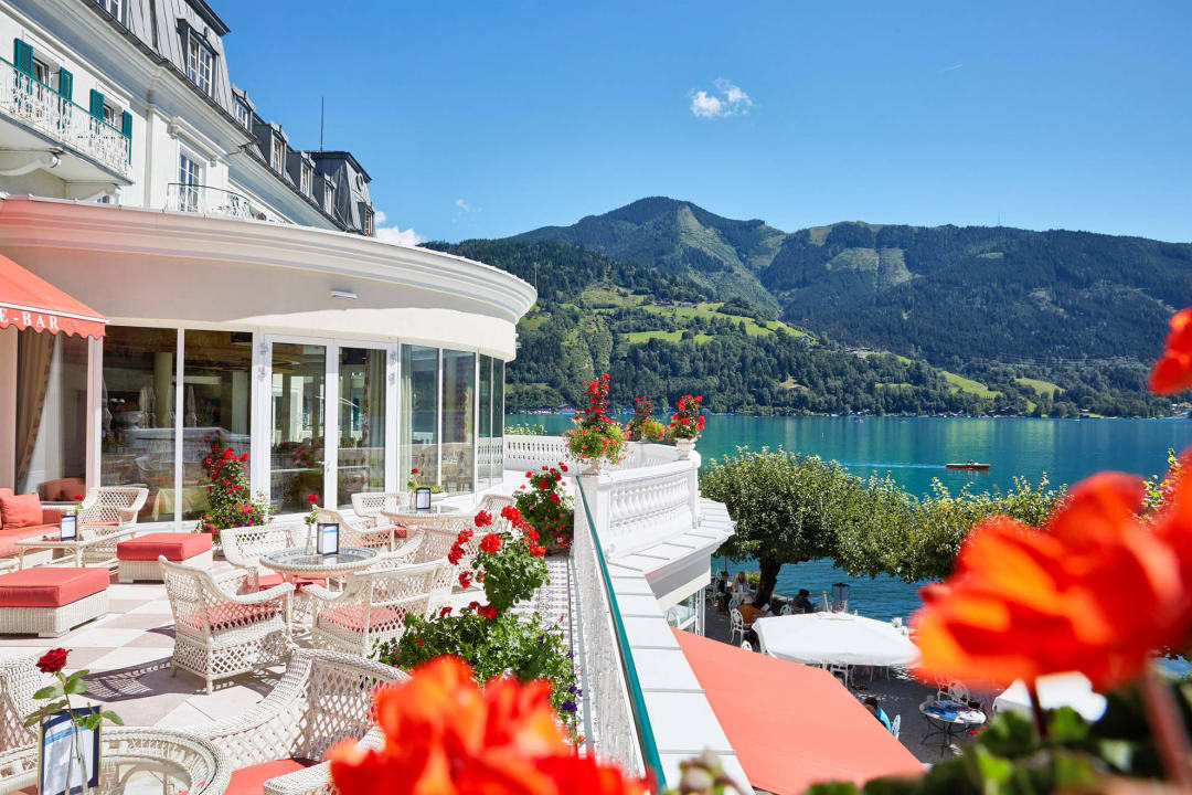 Terrasse Seebar Grand Hotel Zell am See