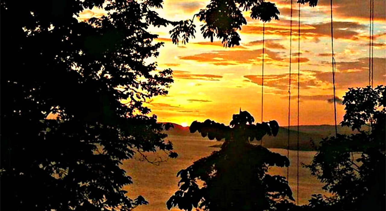 Ausblick Ceiba Tree Lodge