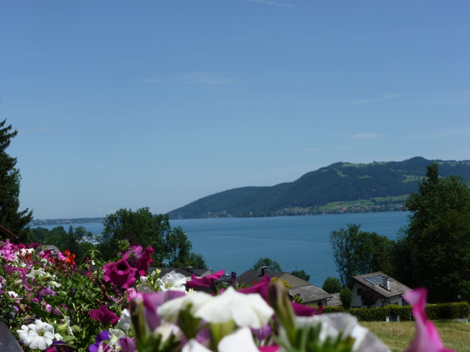 Blick vom Balkon Panoramahotel Gasthof Schönberger