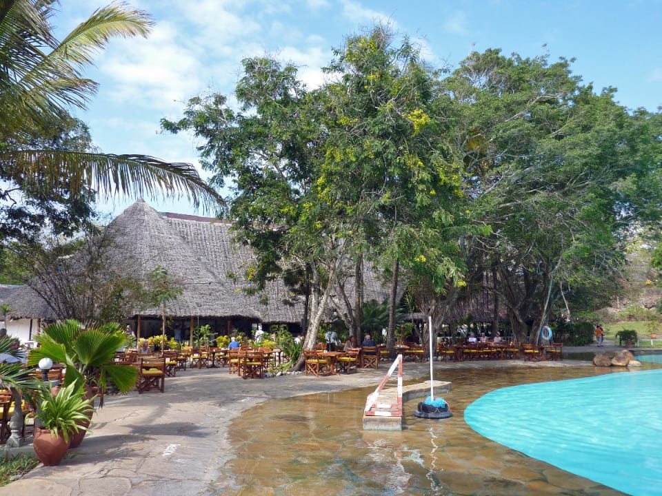 Blick auf das Frühstücks- und Mittagsrestaurant Hotel Papillon Lagoon Reef