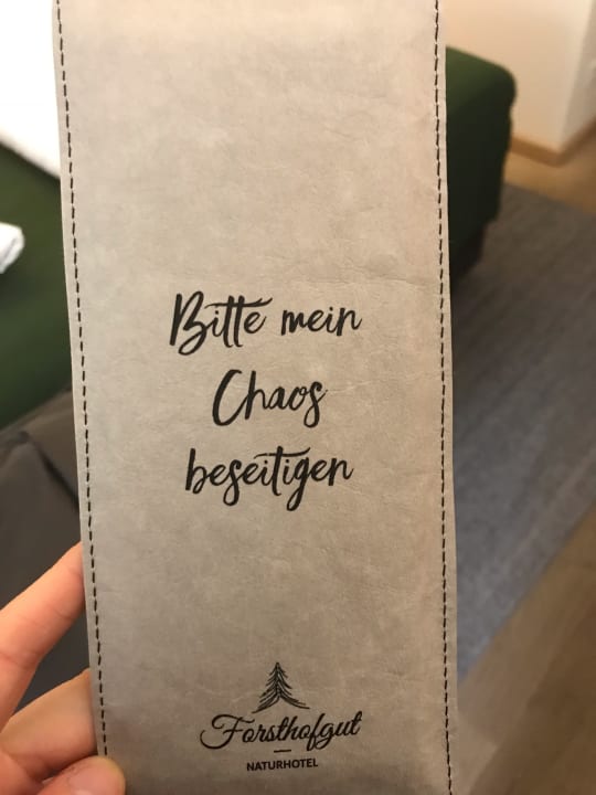 Zimmer Naturhotel Forsthofgut