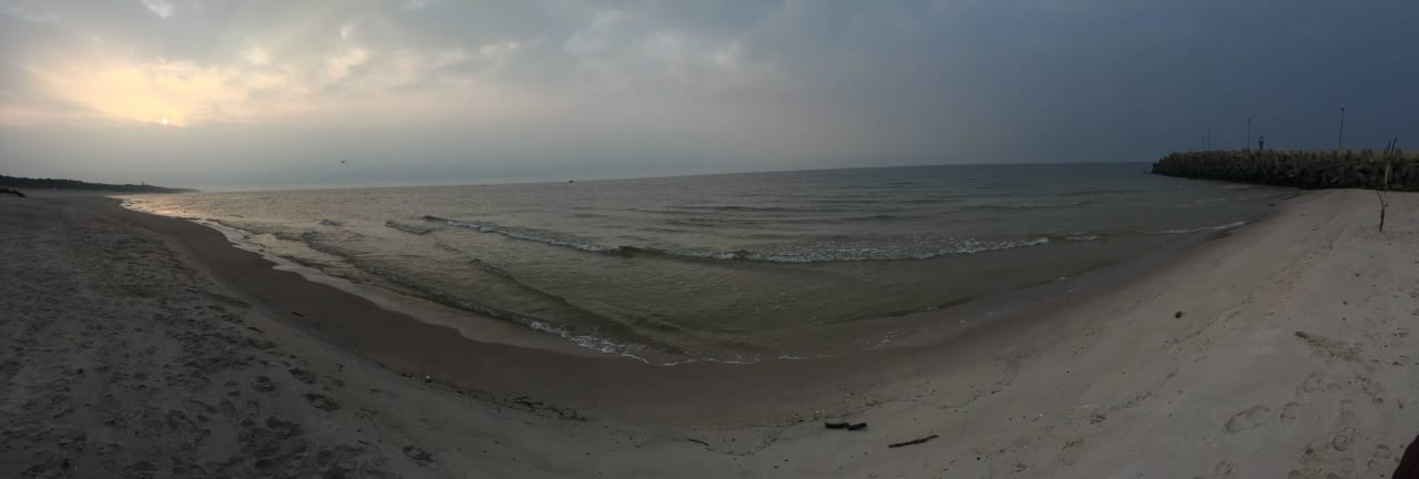 Widok na plaże Hotel Sailor Łeba