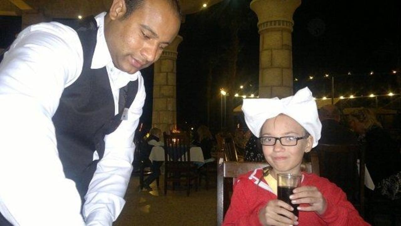 Tochter mit Ahmed Mirage Bay Resort & Aqua Park