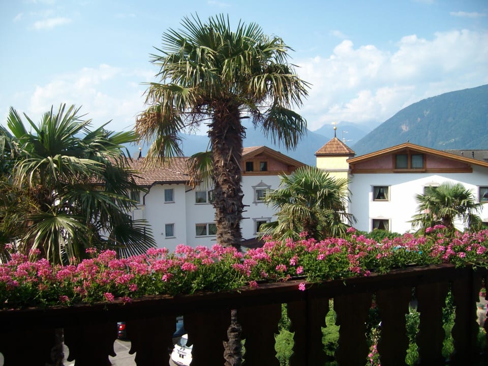 Blick vom Balkon Schenna Resort