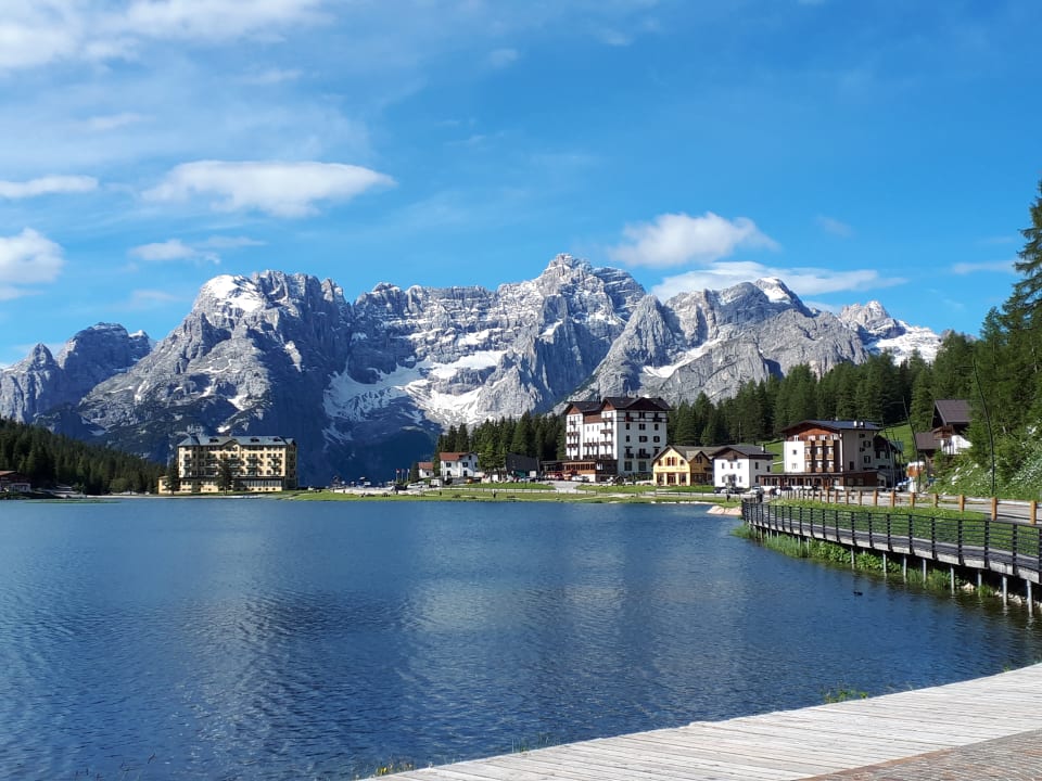 Ausblick Grand Hotel Misurina