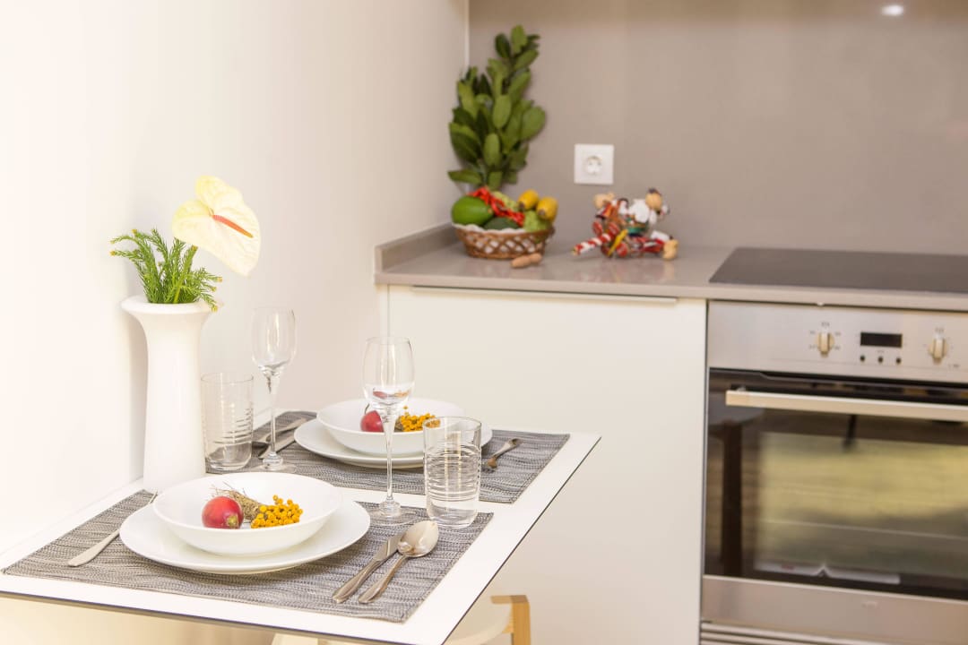 Kitchenette The Marketplace Apartments