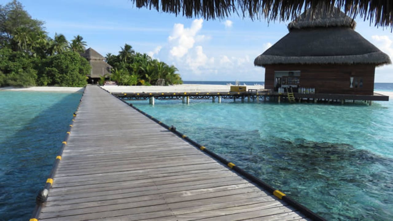 Tauchstation unser voewiegender Aufenthaltsort Adaaran Club Rannalhi - All Inclusive