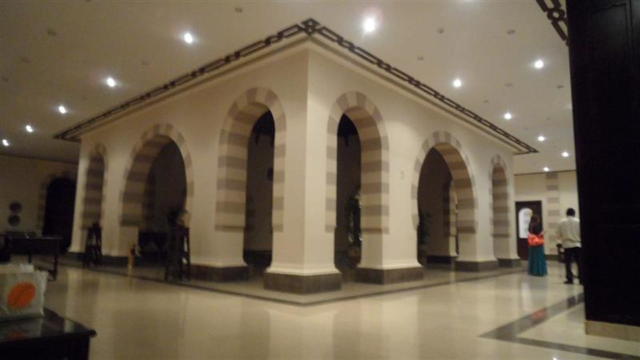 Der erste Blick ins Hotel (traumhaft) Stella Beach Resort & Spa Makadi Bay