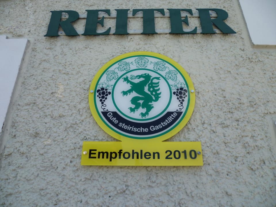 Auszeichnung 2010 Reiters Wohlfühlhotel
