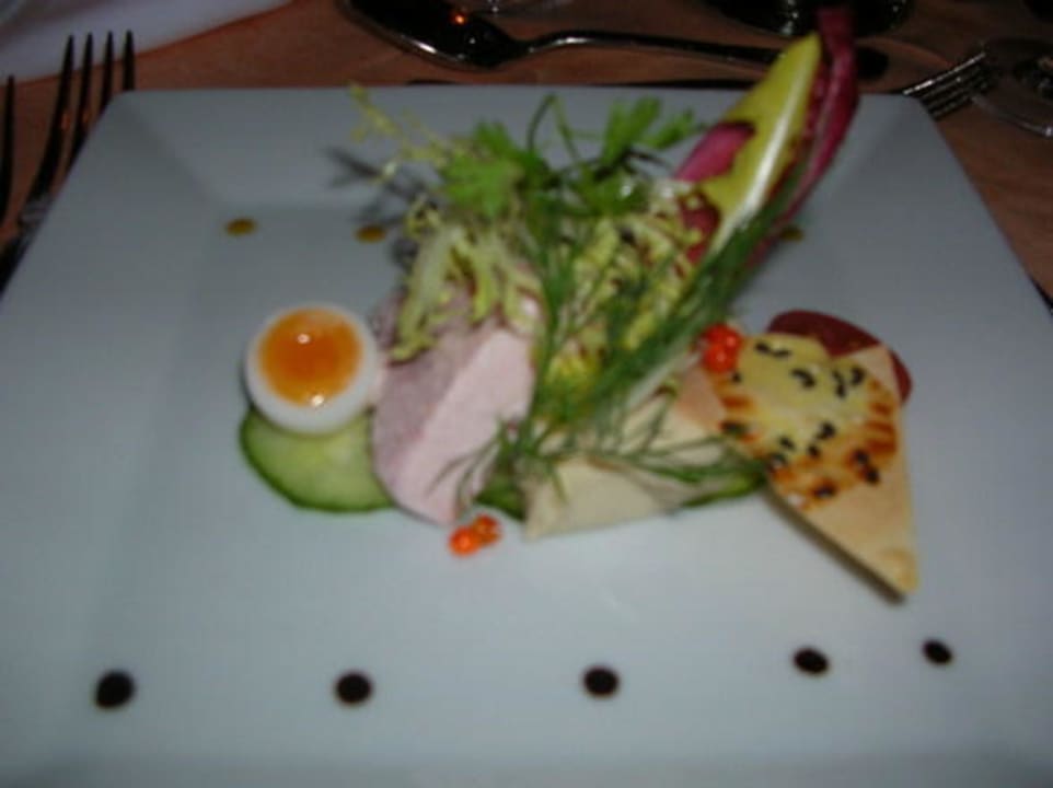 leckerer 1. Gang Bergergut - Das Genießerhotel für Paare