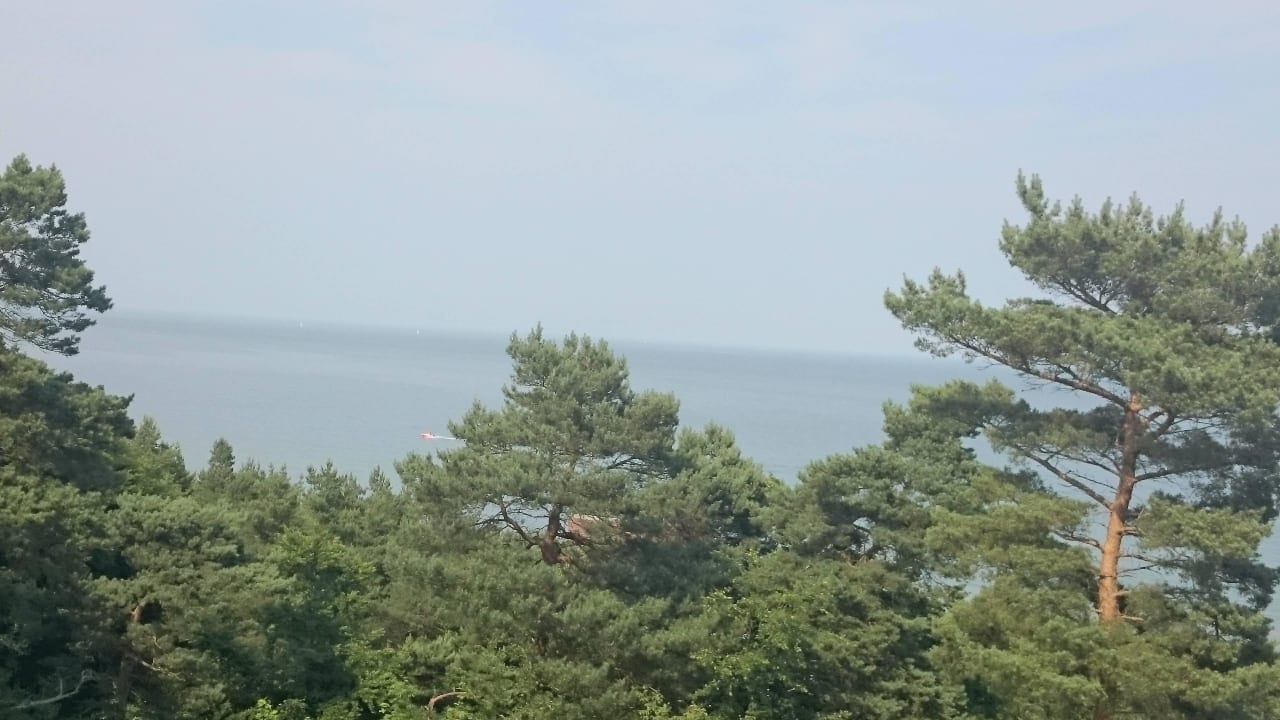 Blick auf die Ostsee/Schlafzimmer Cliff Hotel Rügen
