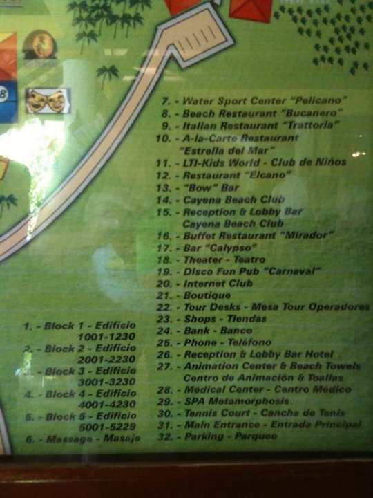 Plan VIK Hotel Arena Blanca