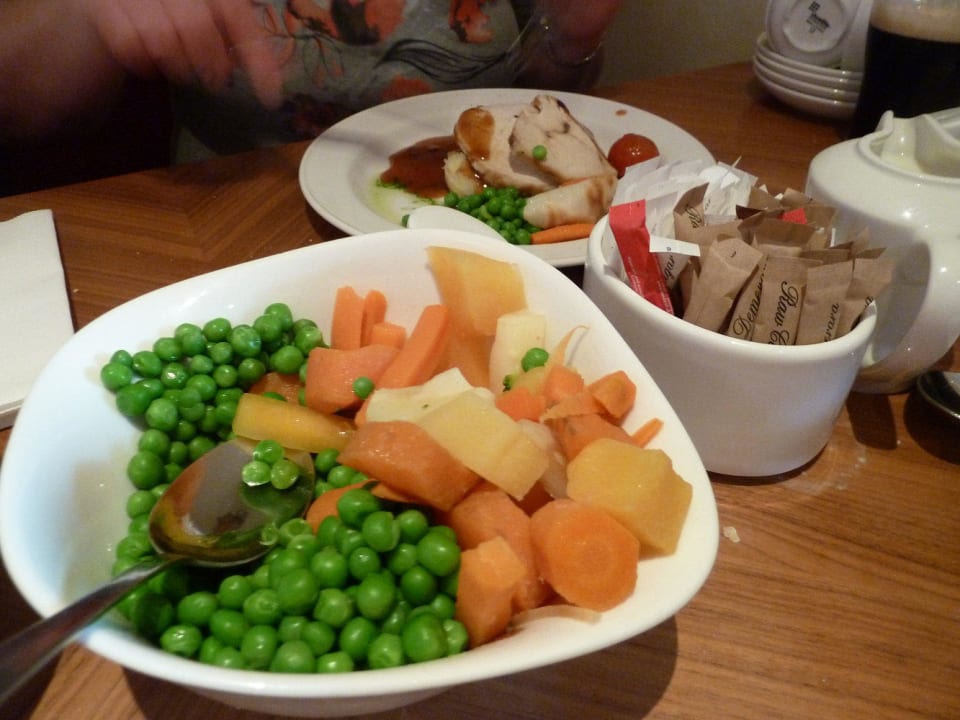 Hauptgang des Abendessens The Connacht Hotel