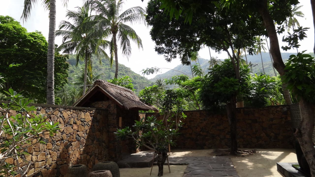 Hoteleingang Jeeva Klui Resort