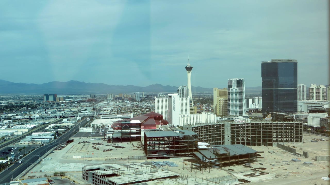 Blick aus dem Fenster Trump International Hotel Las Vegas