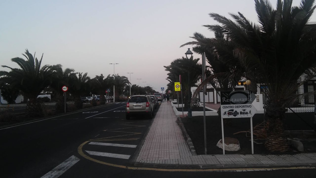 Die Hauptstrasse am Hotel Hotel Santa Rosa