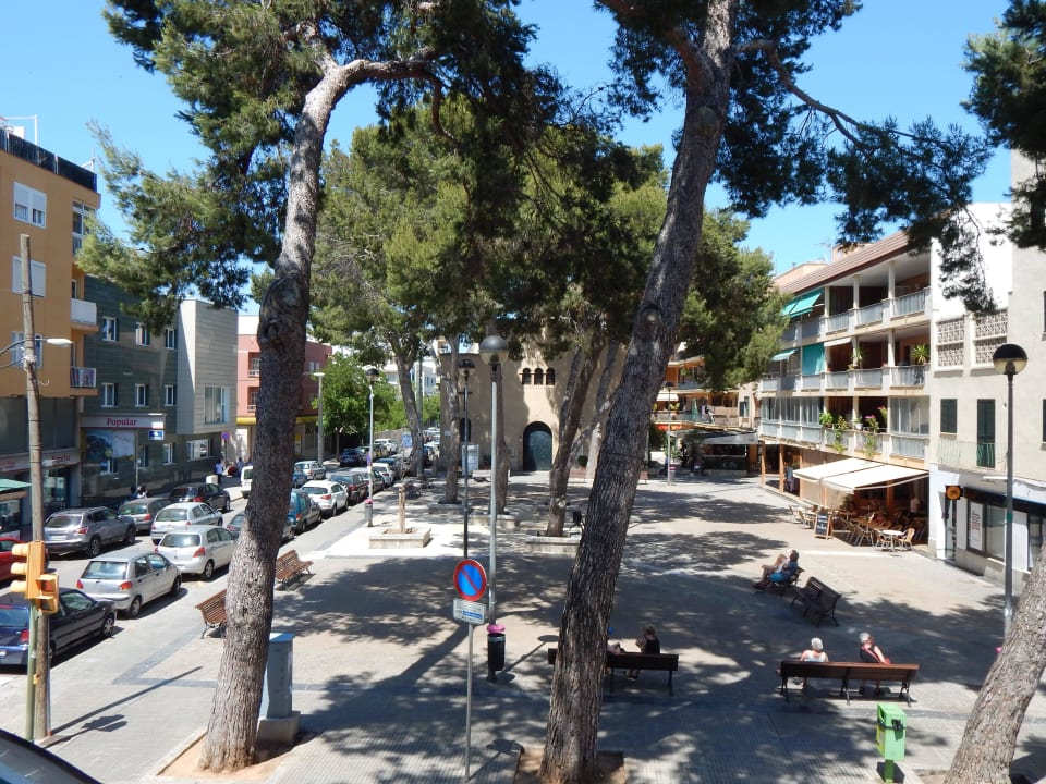 Blick vom Balkon Hotel Balear