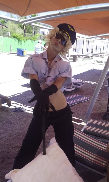 Развлекали аниматоры на пляже Limak Limra Hotel & Resort