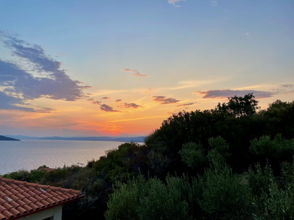 Ausblick Akrathos Beach Hotel