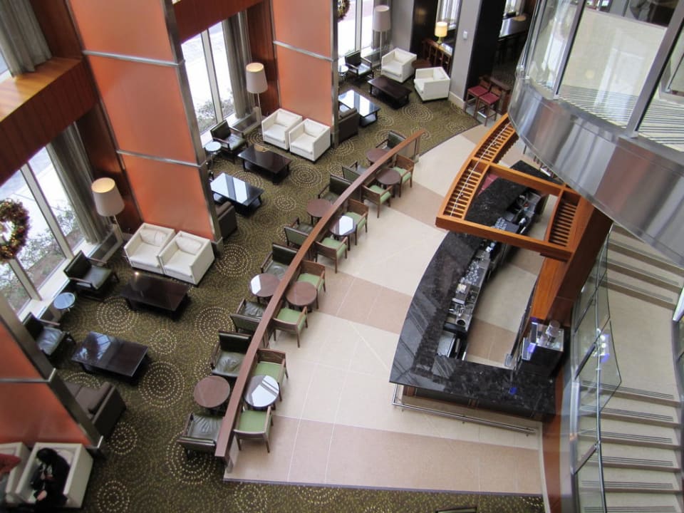 Ausblick vom 1. Stock Hotel The Westin Jersey City Newport