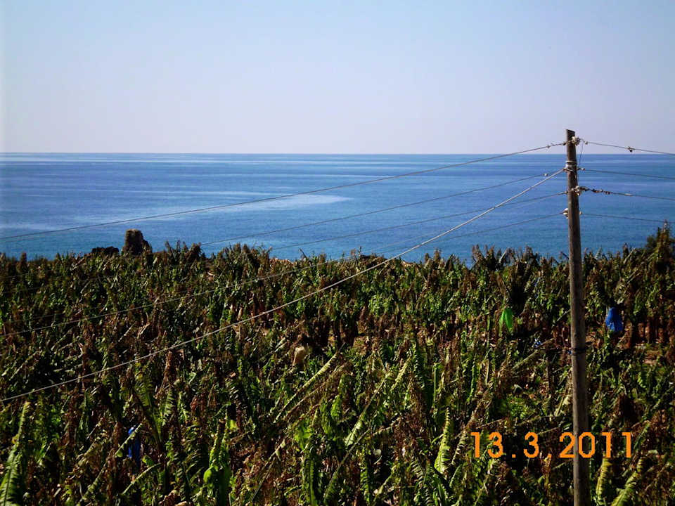 Ausblick auf das Meer von der Straße Oz Hotels Incekum Beach