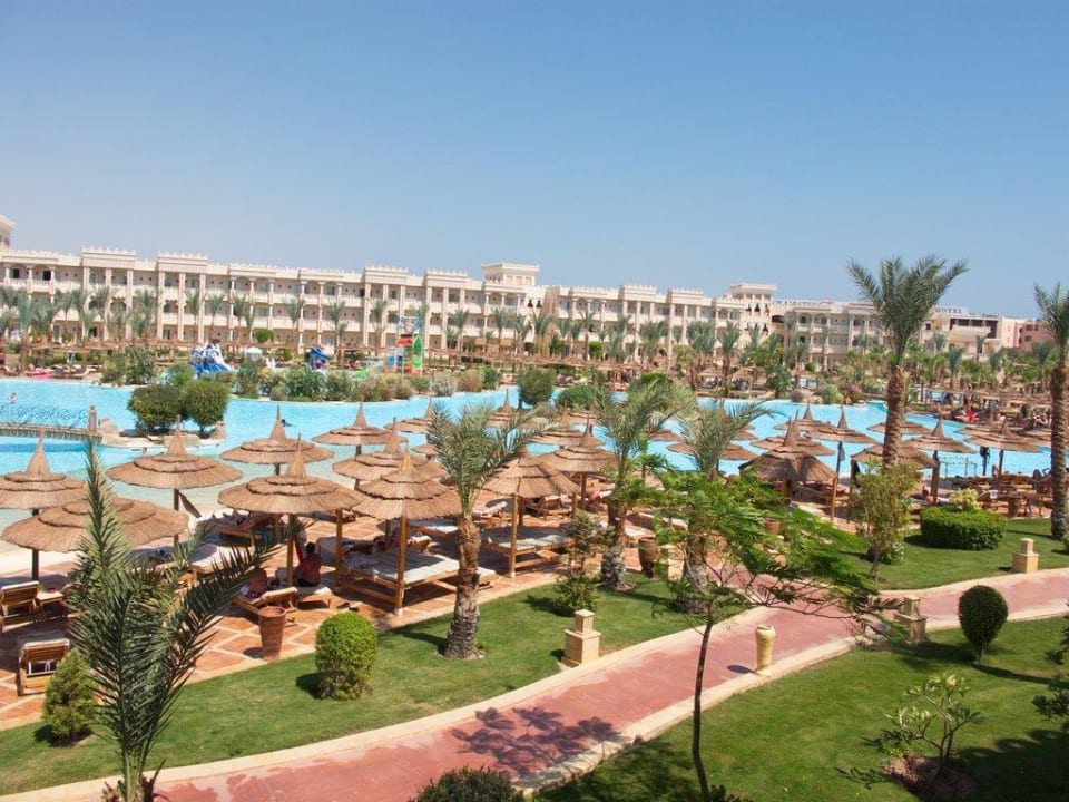 Blick von Balkon Pickalbatros Palace Resort