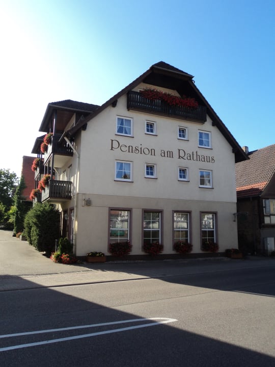 Außenansicht Pension am Rathaus