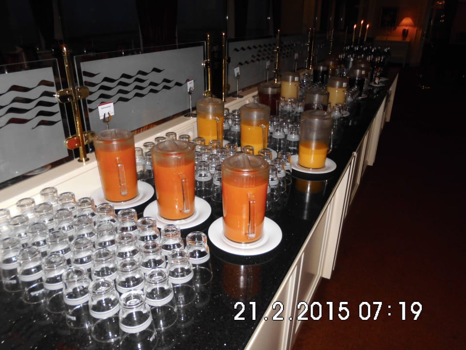 Die Saftbar zum Frühstücksbuffet Morada Strandhotel Ostseebad Kühlungsborn
