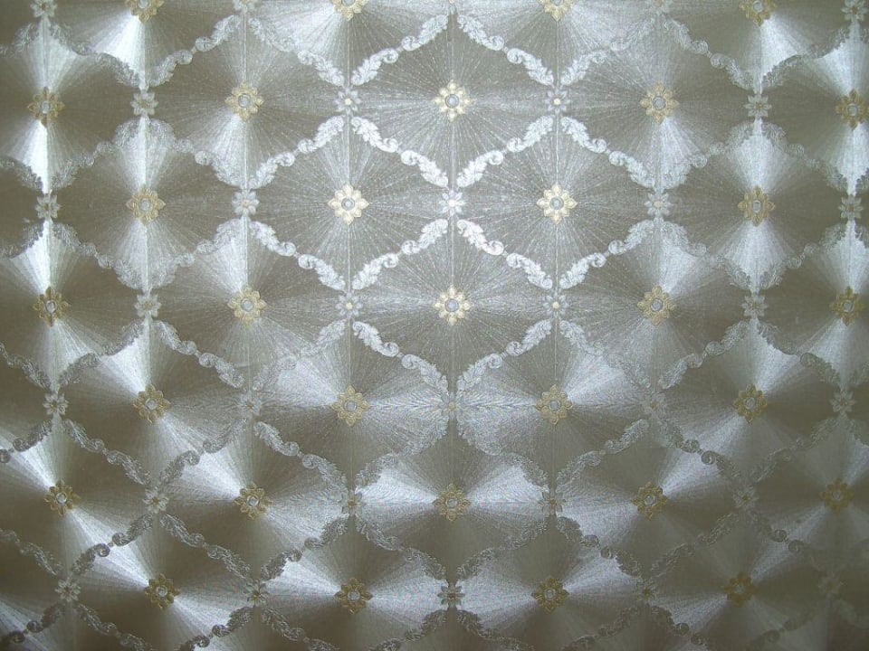 Tapeten im Doppelzimmer Hotel Planeta