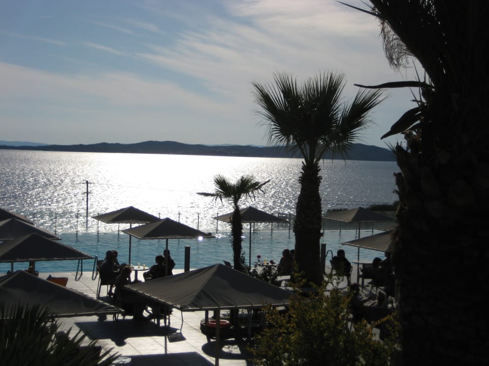Ausblick Akrathos Beach Hotel