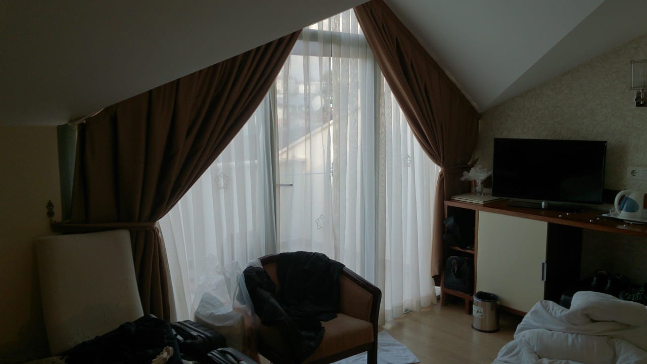 Zimmer Innenansicht 519 mit Dachschrägen Side Star Beach