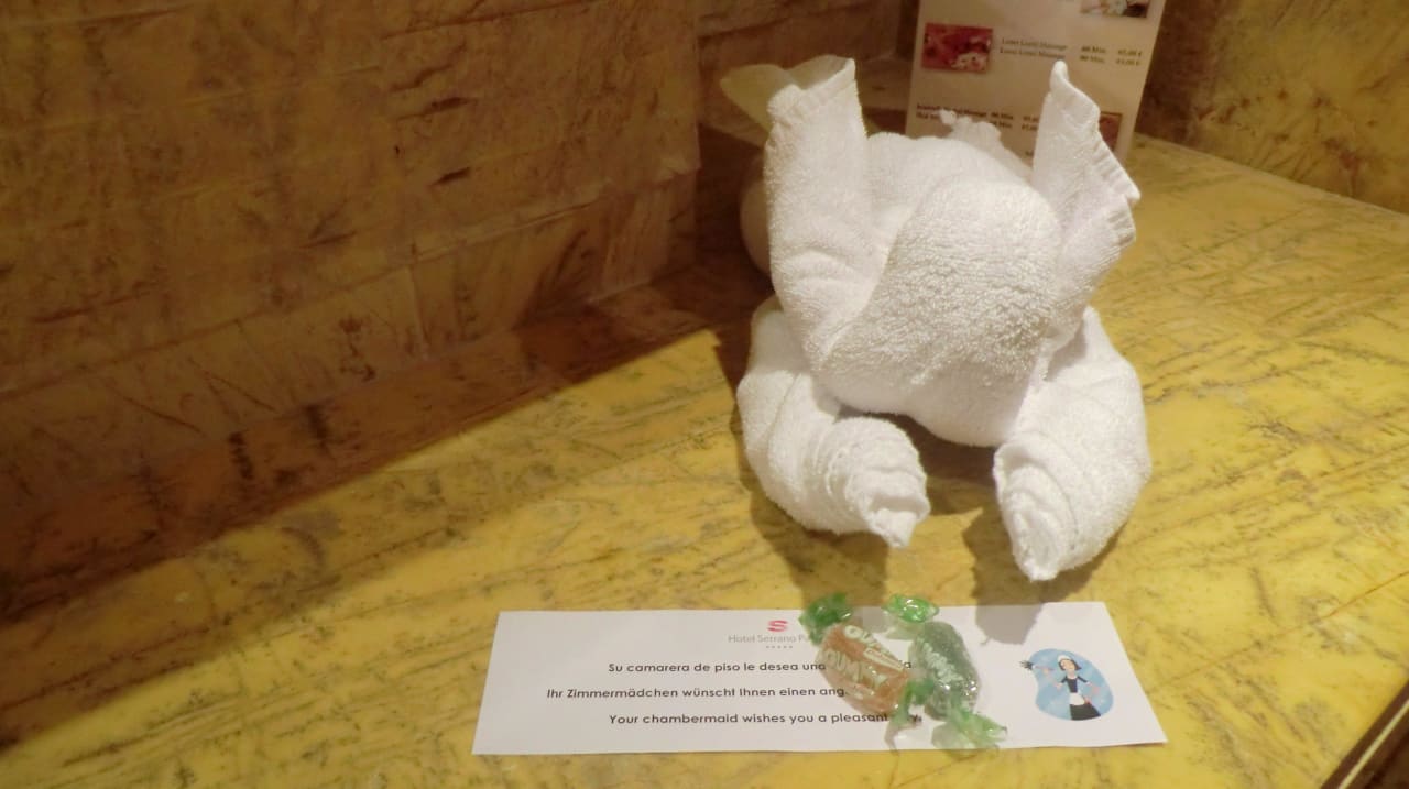 Handtuchtier Hotel Serrano Palace