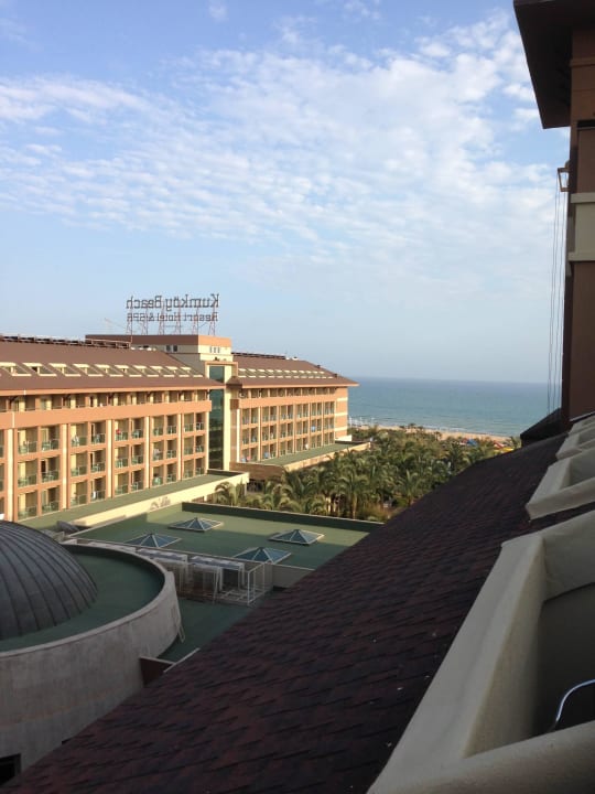 Sicht vom Balkon aufs Meer Sunis Kumköy Beach Resort Hotel & Spa