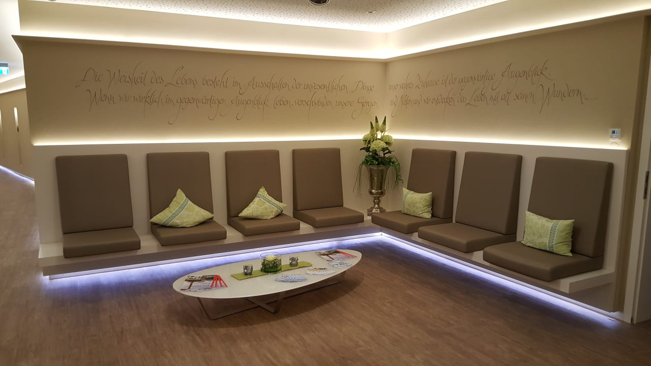 Saunabereich Ruhezone Hotel Ludinmühle