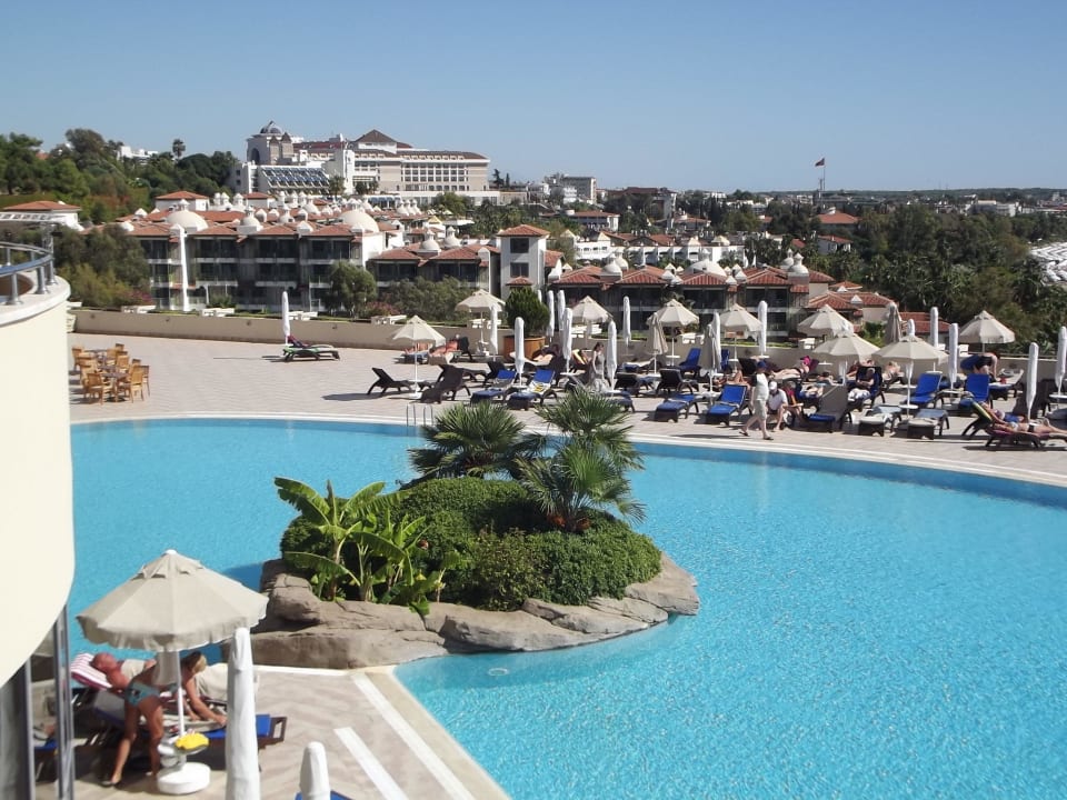 Blick vom Restaurant Melas Resort Hotel